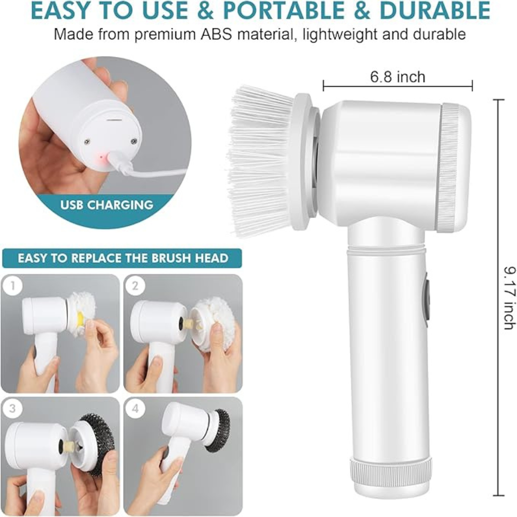 Electric Spin Scrubber